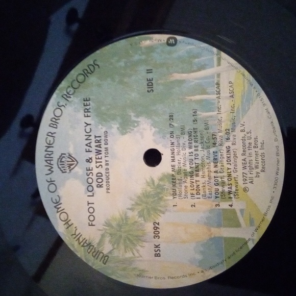 (1977) ROD STEWART Album, Hot Legs - Picture 5 of 8